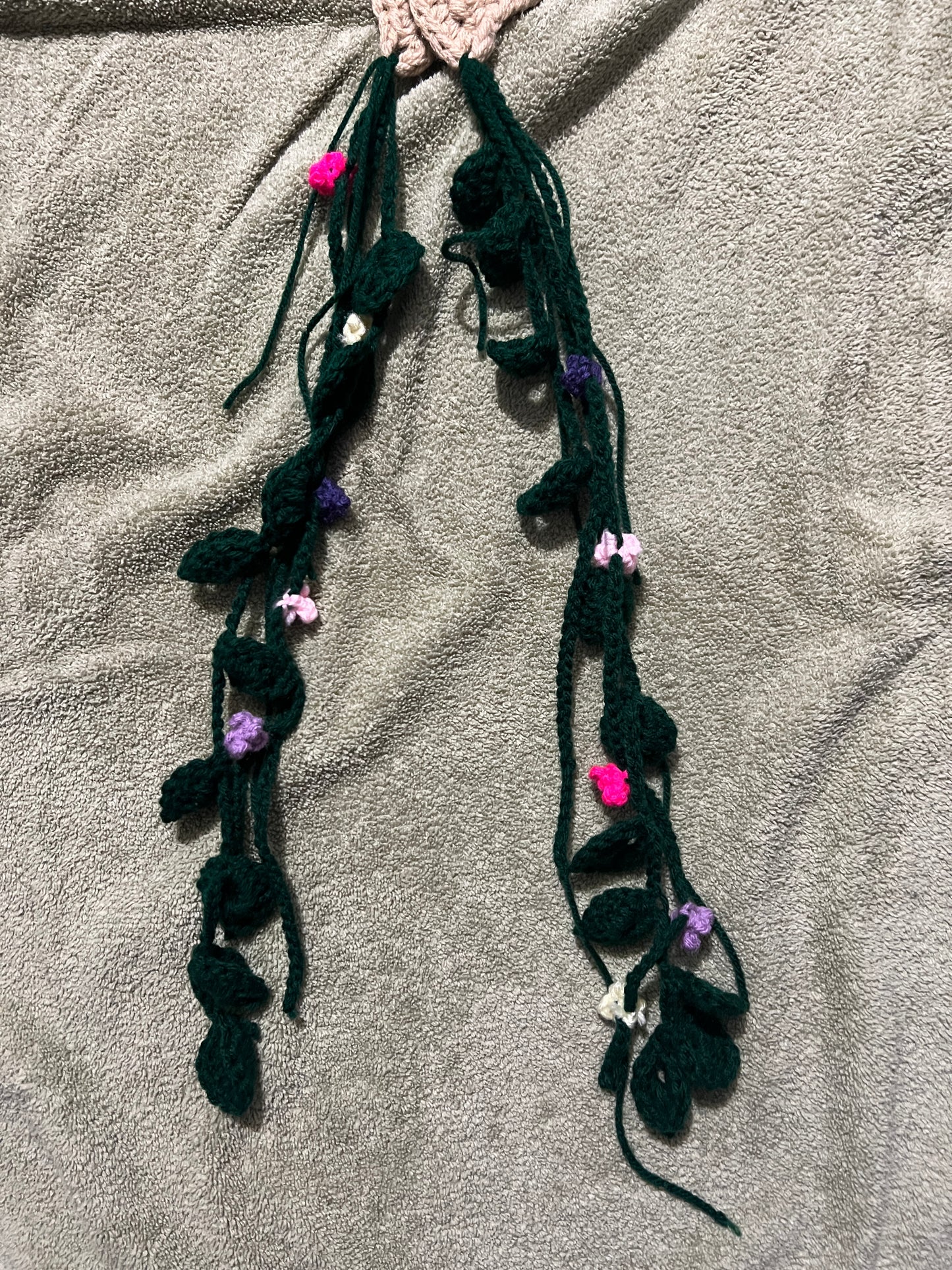 Flower Hood with Vines