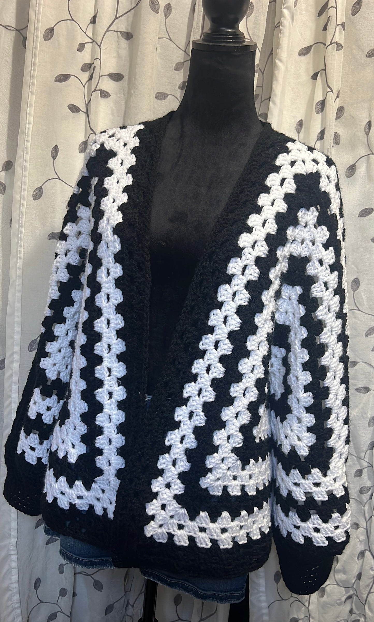 Black and White Skull Cardigan