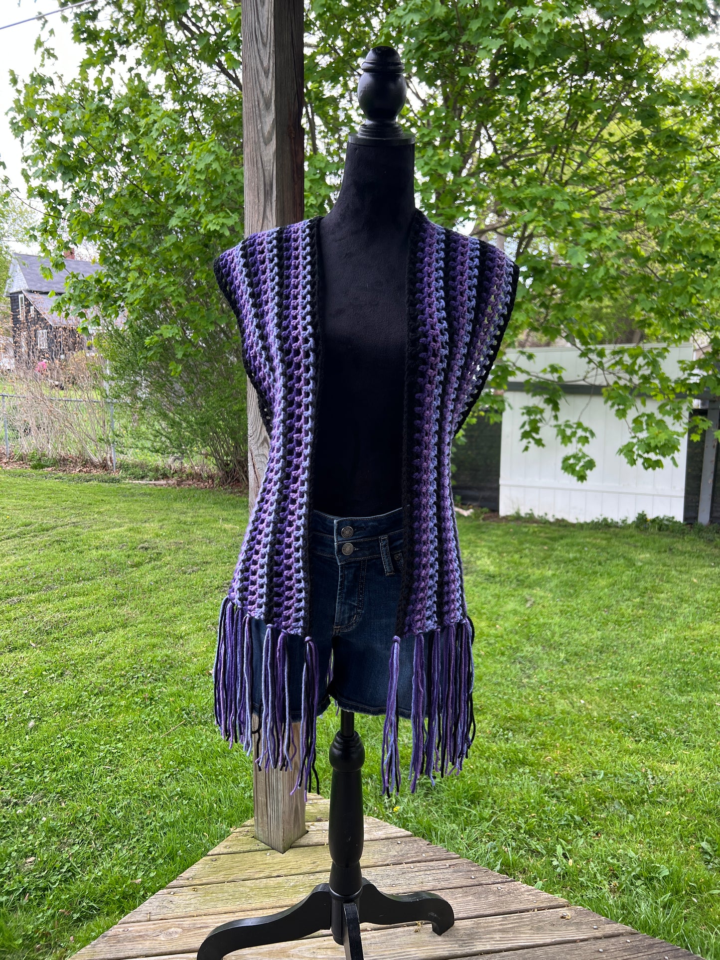 Purple Mesh Vest