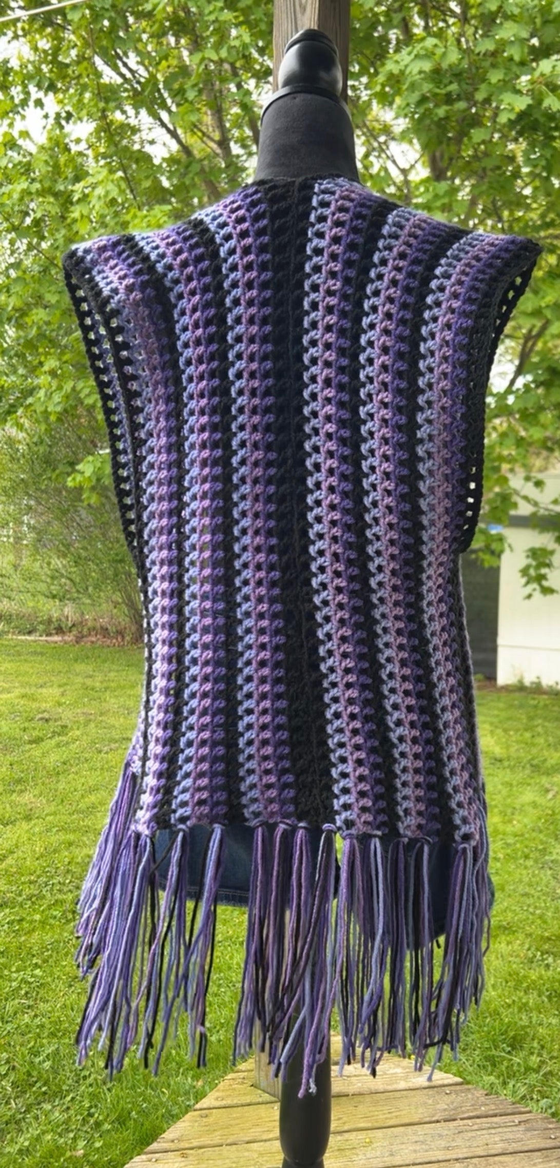 Purple Mesh Vest