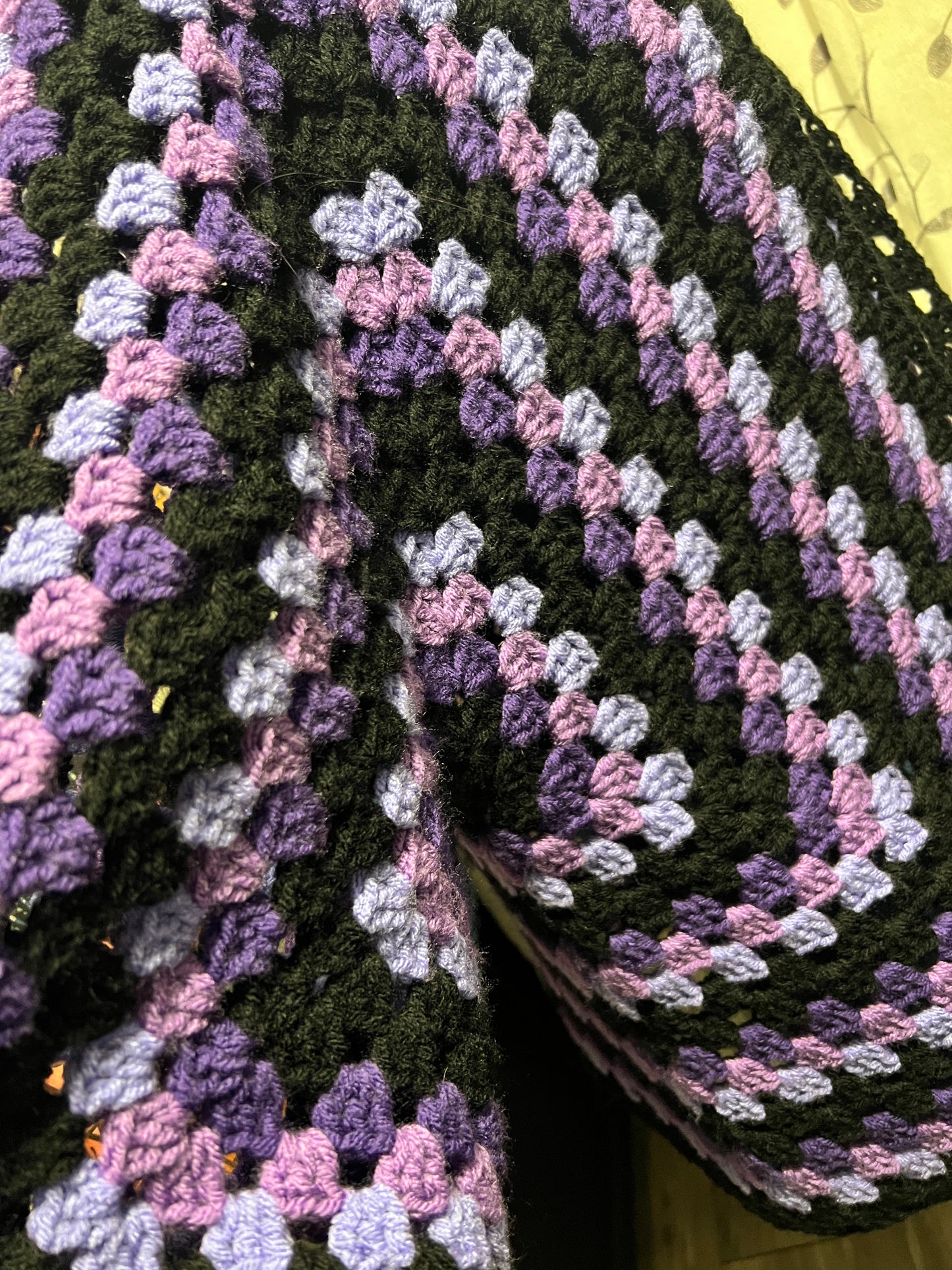 Multi Purple Cardigan Crochet