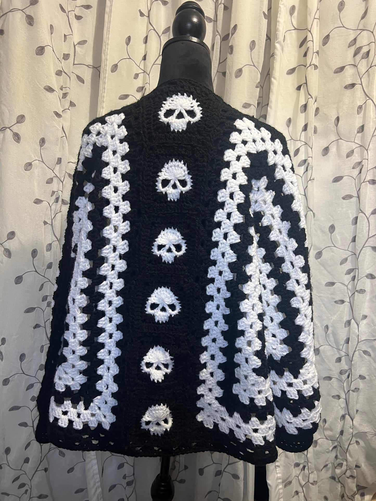 Black and White Skull Cardigan