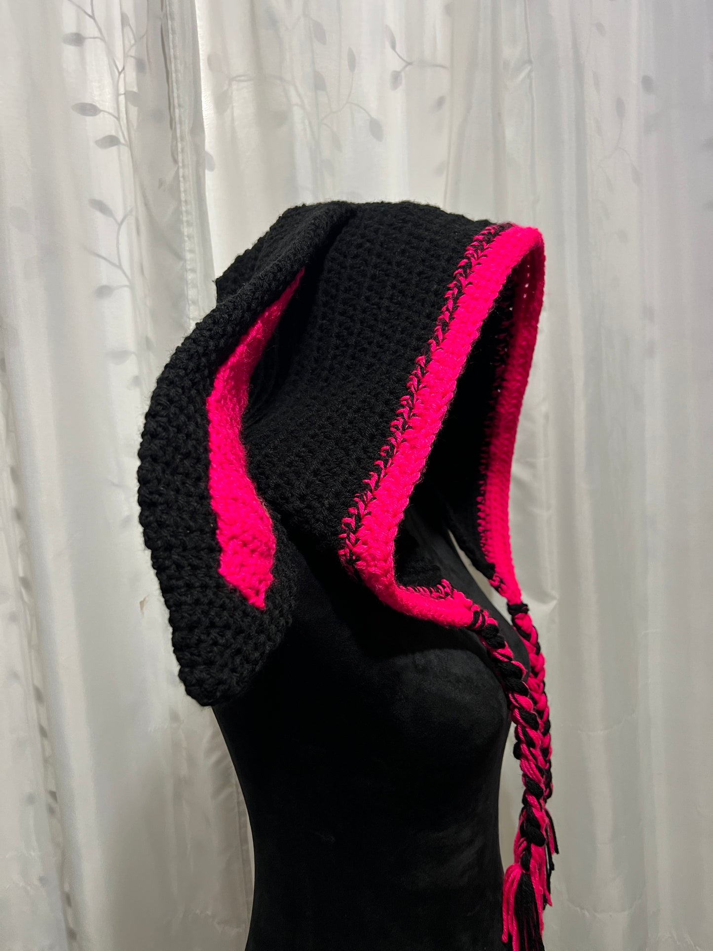 Pink Bunny Hood