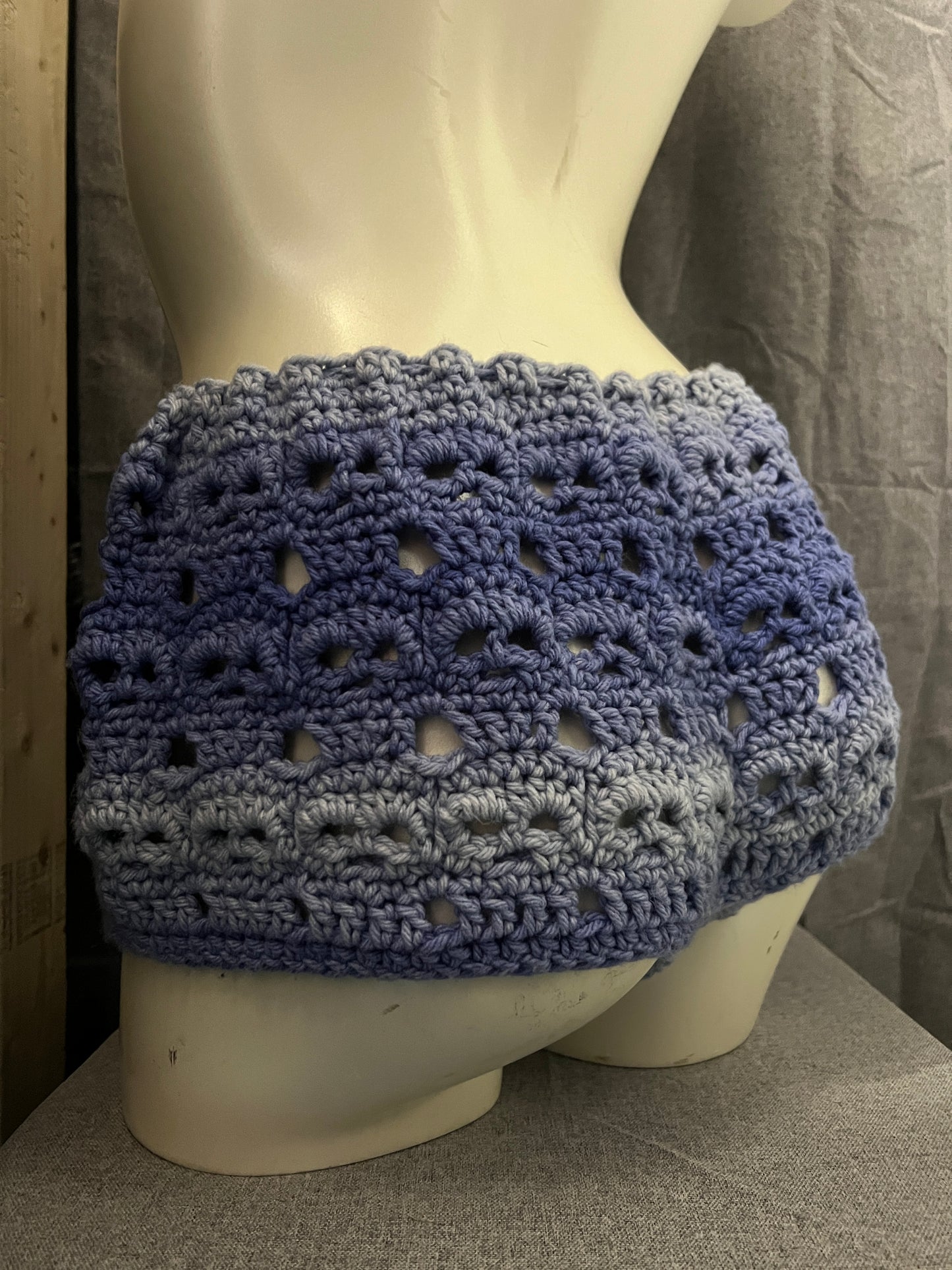Purple Ombre Skull Shorts - Cheeky