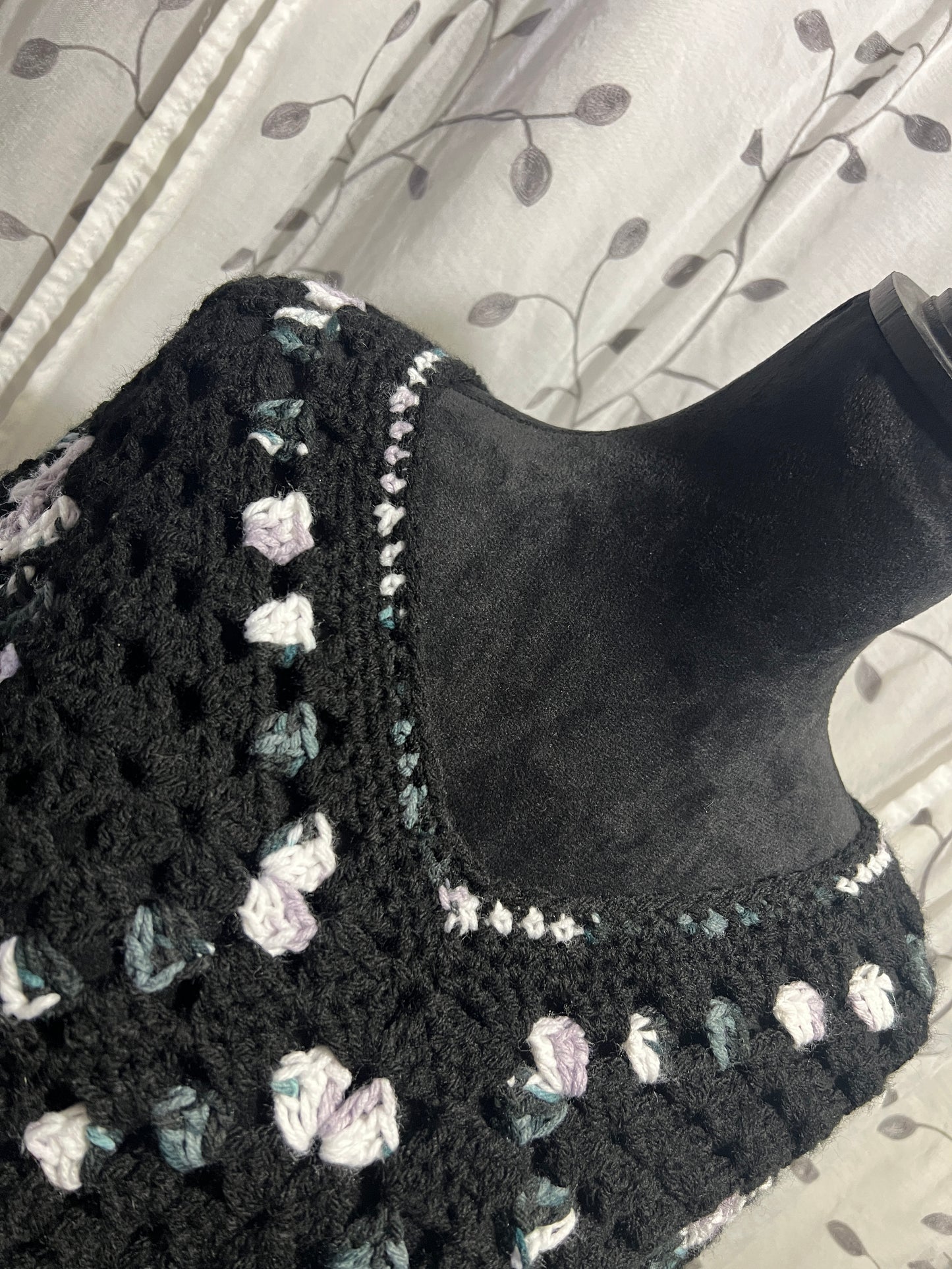 Black Diamond Sweater Poncho