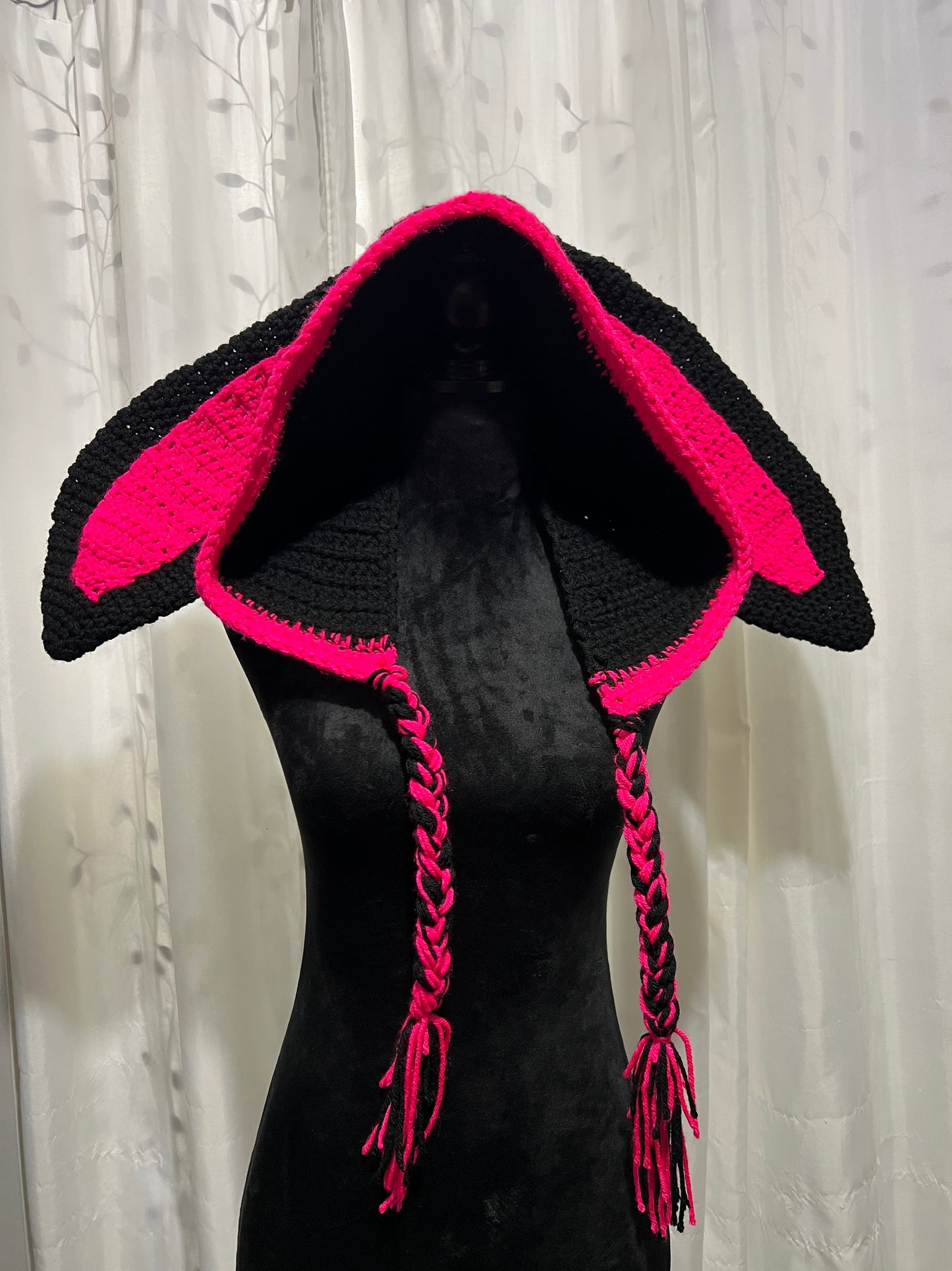 Pink Bunny Hood