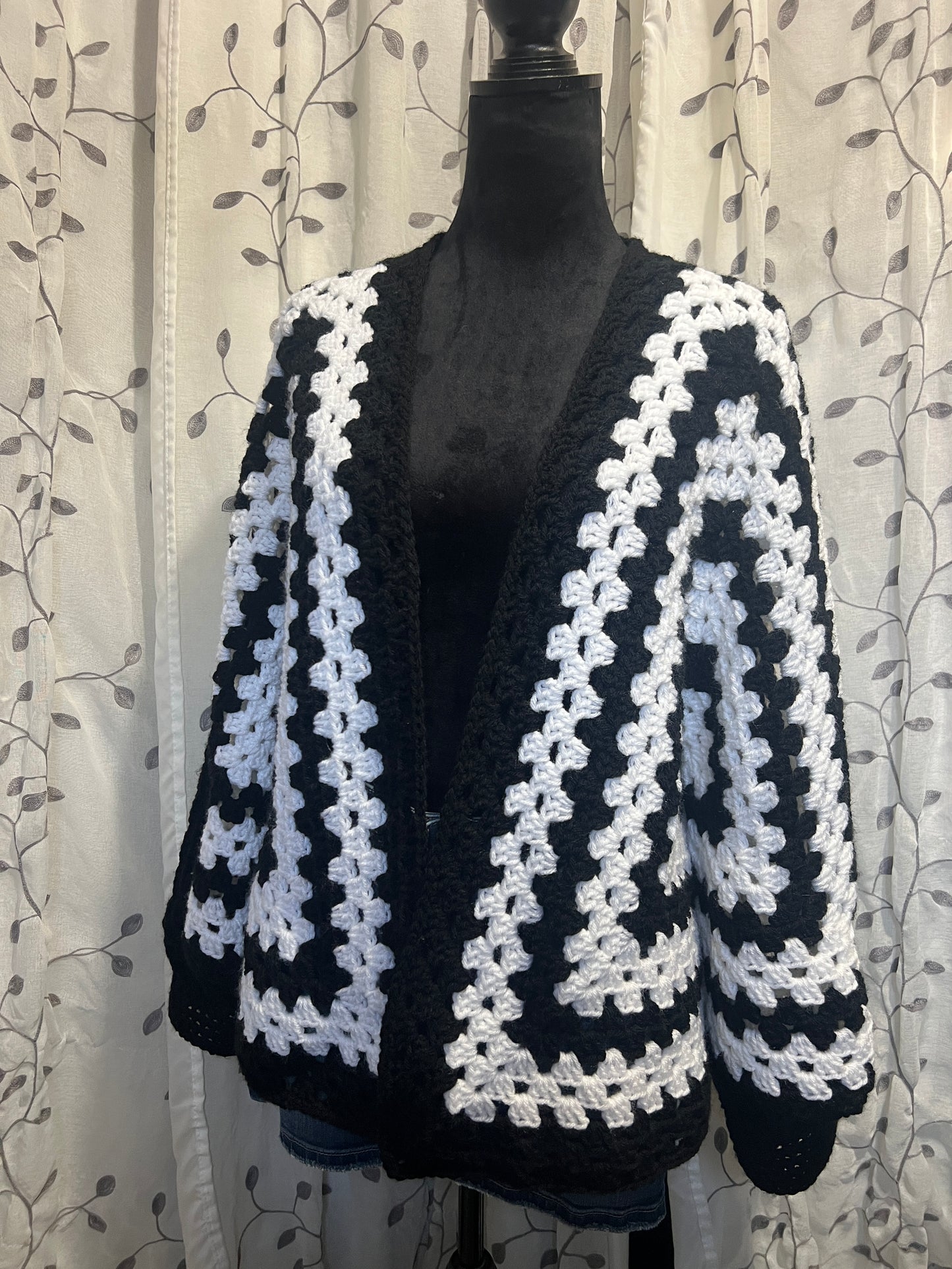 Black and White Skull Cardigan