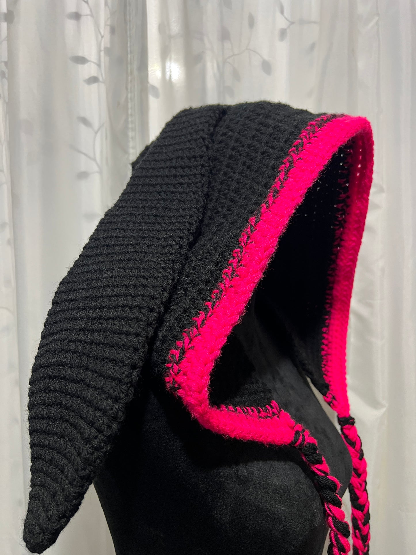 Pink Bunny Hood
