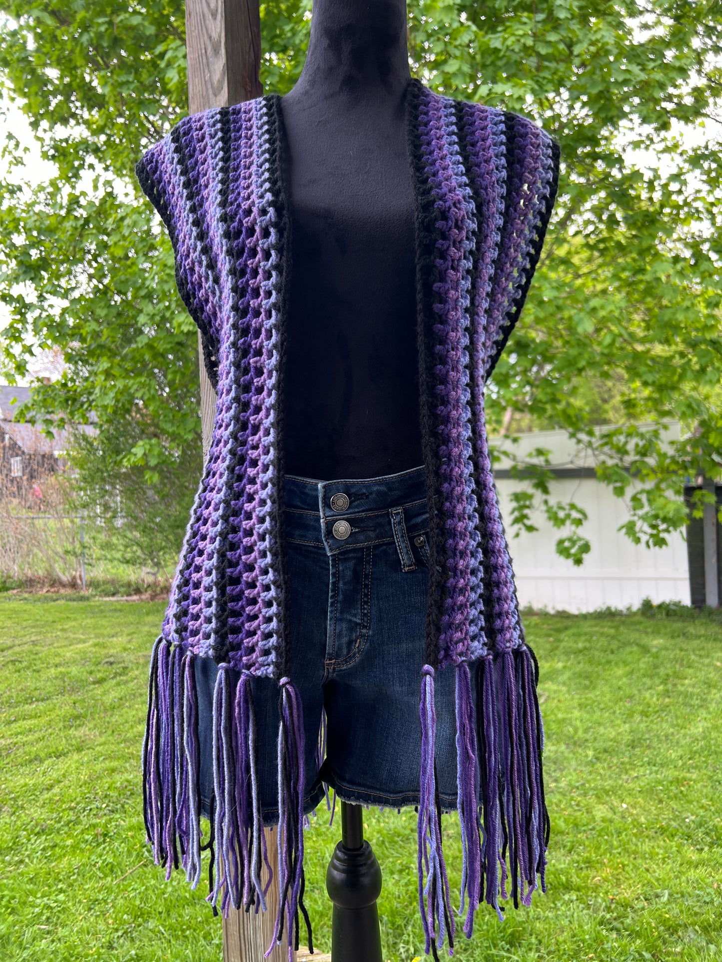Purple Mesh Vest