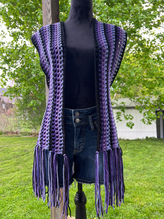 Purple Mesh Vest