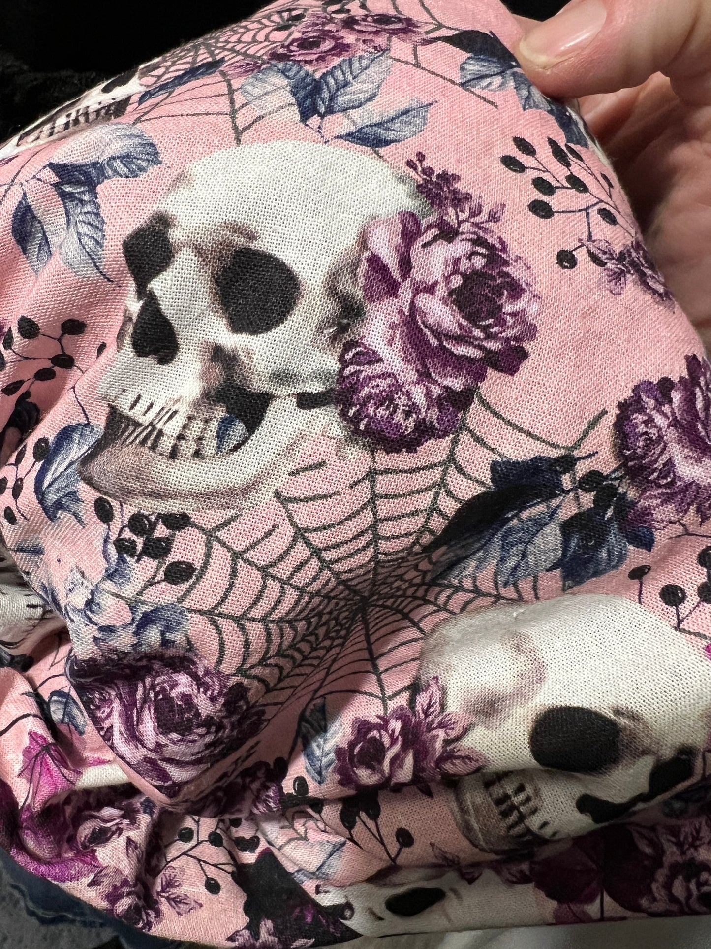 Lined Star Bag in Grey Pink Black