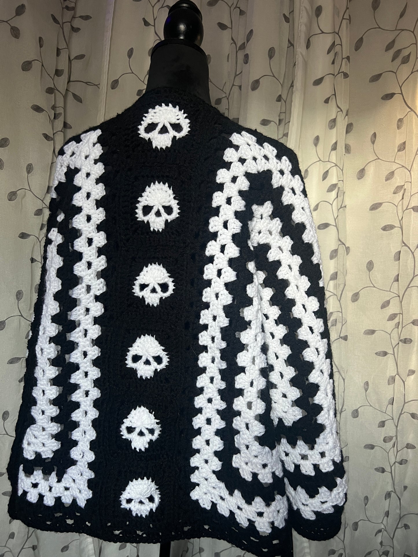 Black and White Skull Cardigan