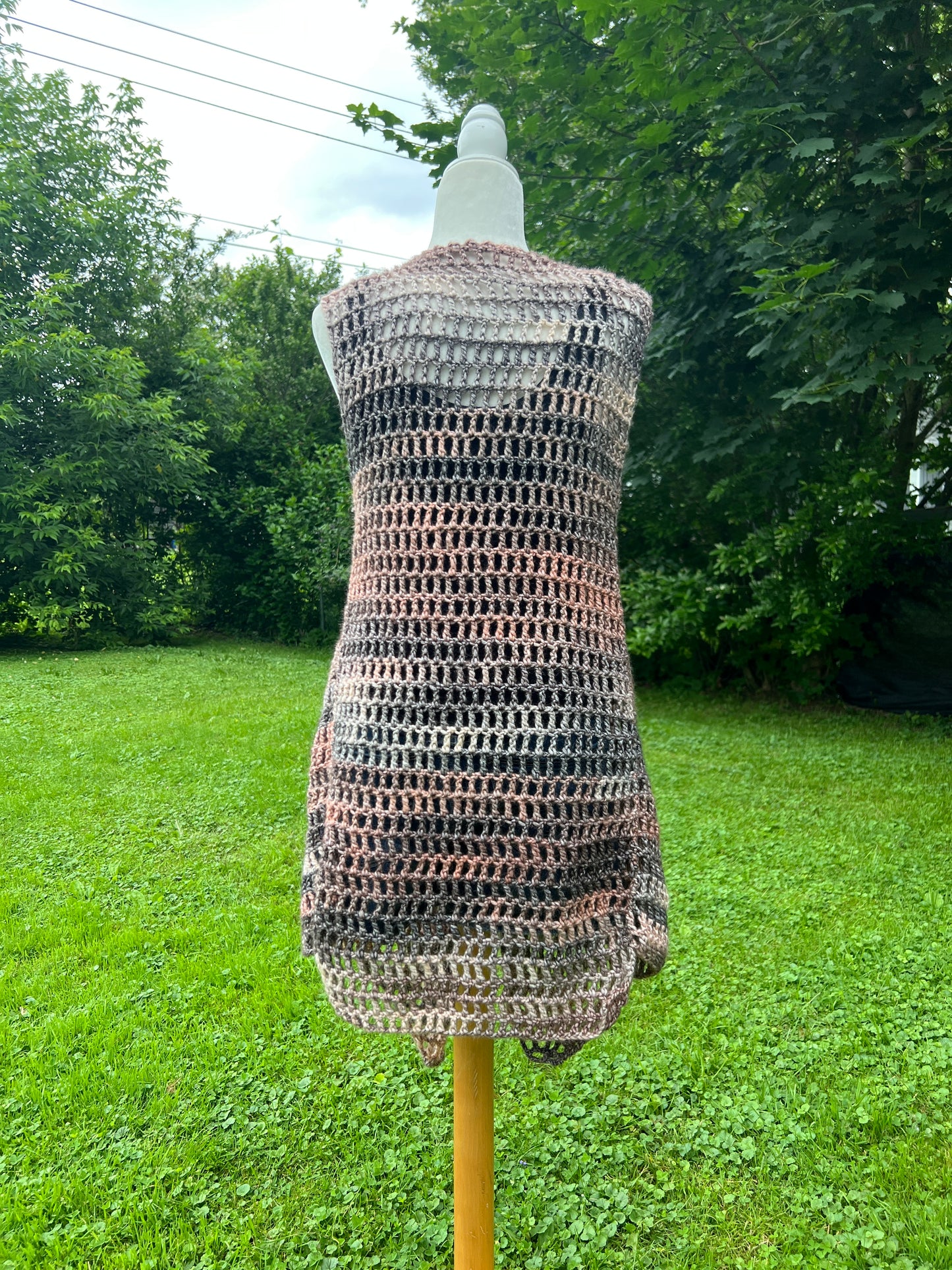 Brown Boho Vest